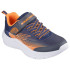 Chaussures Skechers Microspec Advance Bleu/Orange Enfant