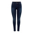 Pantalon Only Onlwauw Mid Bj581 Denim Bleu Foncé Femme