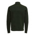 Sweat Only & Sons phil Reg 12 Struc Half Zip Rosin Homme