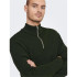 Sweat Only & Sons phil Reg 12 Struc Half Zip Rosin Homme