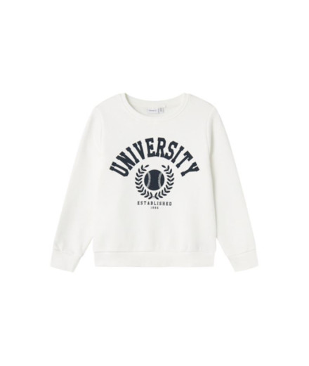 Sweat nommez-la tille White Alyssum Bébés