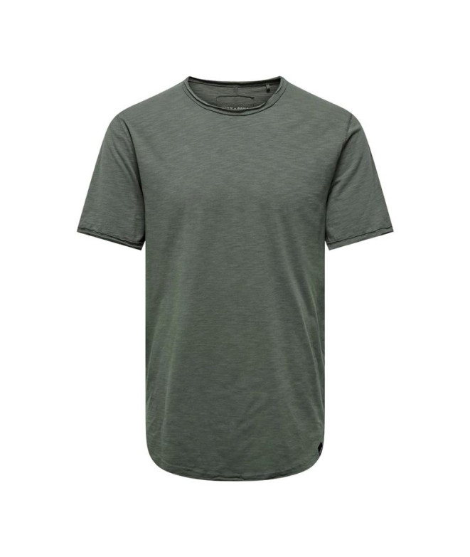 T-shirt Only & Sons benne Longy Nf 7822 Castor...