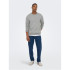 Sweat Only & Sons ceres Gris Clair Mélangé Homme