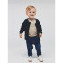 Veste carte en tricot Name It bba Carte en tricot Dark Sapphire Bébés