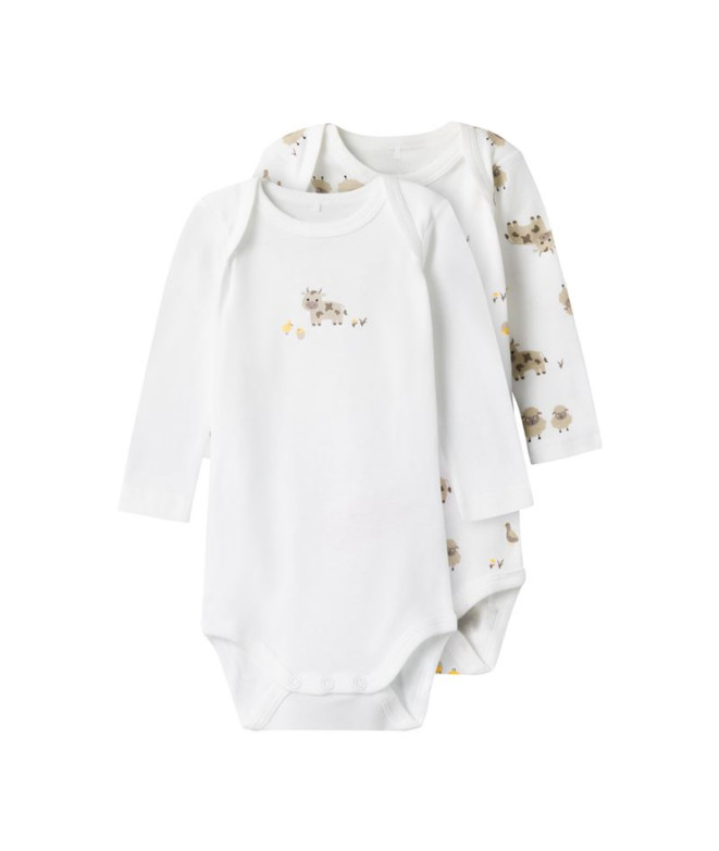 Body Name It 2PLa grenouillère Bright White des...