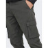 Pantalon Only & Sons cam Stage Cargo Cuff Life 6687 Gris Rayé Homme