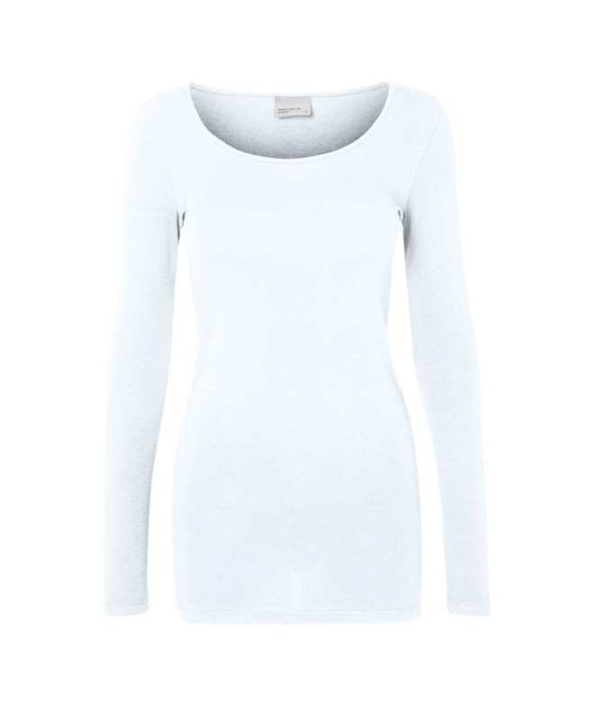 T-shirt Vero Moda maxi Myoft Long col en U...
