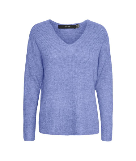 Vero Moda - Pull Jacaranda à col en V et à profil...