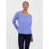 Vero Moda - Pull Jacaranda à col en V et à profil ras-du-cou Femme