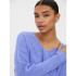 Vero Moda - Pull Jacaranda à col en V et à profil ras-du-cou Femme