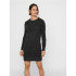 Robe Vero Moda doffy col rond noir Femme