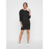 Robe Vero Moda doffy col rond noir Femme