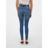 Pantalon Vero Moda tanya Piping Jeans Vi349 Medium Blue Denim Femme