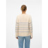 Vero Moda saba O-Necktripe Birch Sweater Femme