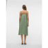 Robe Vero Moda Vmjosie Calf Singlet Hedge Green Femme