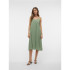 Robe Vero Moda Vmjosie Calf Singlet Hedge Green Femme