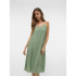 Robe Vero Moda Vmjosie Calf Singlet Hedge Green Femme
