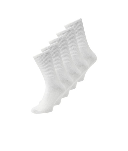 Chaussettes Pack Jack and Jones Jacbasic Tennis 5 Blanc...