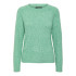 Vero Moda doffy O-Neck Bright Green Sweater Femme