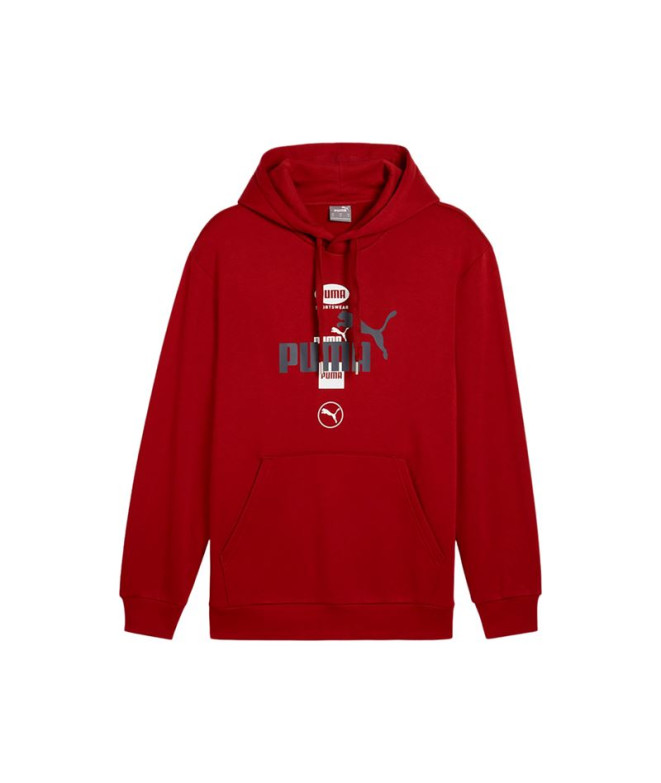 Sweat Décontracté Puma Power Graphic Hoodie Fl...