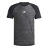 T-shirt Fitness adidas Homme de Gym+ Training 3 Bands Noir