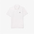 Polo Lacoste Homme Chemise Col Bord-Cotes Blanc