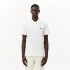 Polo Lacoste Homme Chemise Col Bord-Cotes Blanc