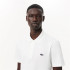 Polo Lacoste Homme Chemise Col Bord-Cotes Blanc