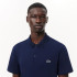 Polo Lacoste Chemise Col Bord-Cotes Bleu Homme