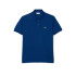 Polo Lacoste Homme Chemise Col Bord-Cotes Bleu
