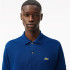 Polo Lacoste Homme Chemise Col Bord-Cotes Bleu