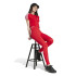 Collants adidas Femme Essentials Taille Haute Logo Rouge