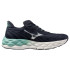 Chaussures Running Mizuno Femme par Wave Sky 8 Gris Bleu