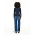 T-shirt Only emma High Ombre Blue Femme