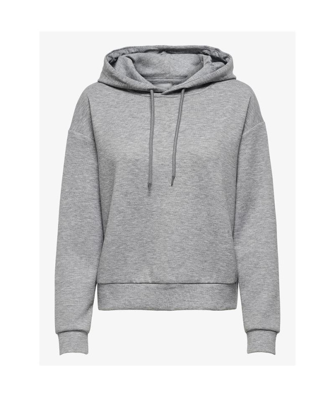Sweat Only Onplounge Gris clair Mélange Femme