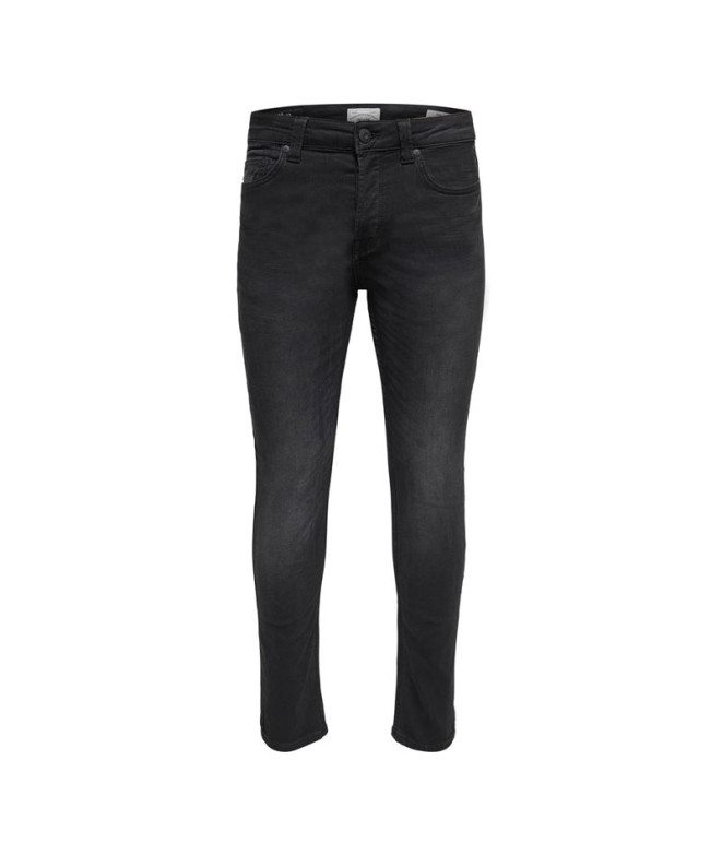 Pantalons Only & Sons loom Slim Noir Jog 7451...