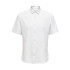 Chemise Only & Sons caiden Ss Solid Linen White Homme