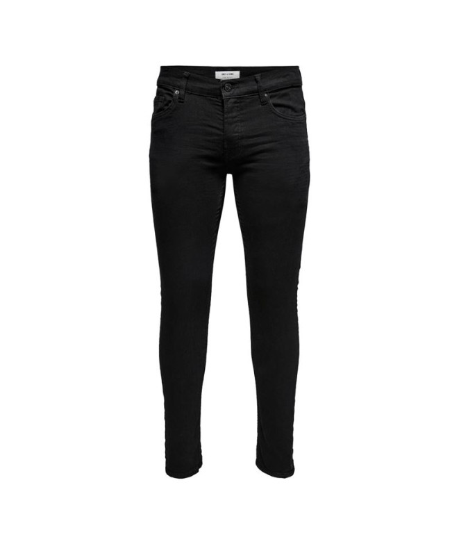 Pantalons Only & Sons loom Slim Noir 0448 Dcc...