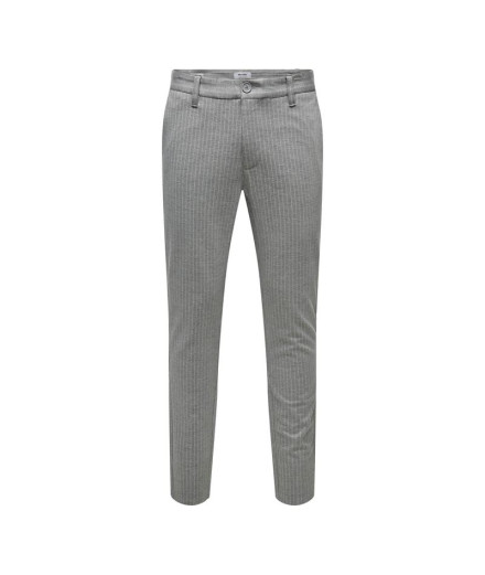 Pantalons Only & Sons mark Stripe Gw 3727 Light Grey...
