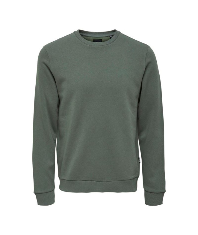 Sweat Only & Sons ceres Castor Gray Homme