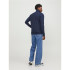 Sweat Homme Jack & Jones epaulos Zip Navy Blazer