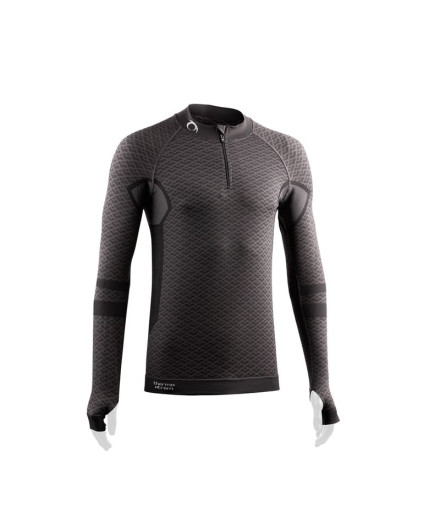 T-shirt de Trail Lurbel Volcano Long Sleeves Zip Unisexe...