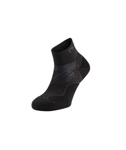 Chaussettes de Running Lurbel Distance Three Unisexe Noir