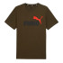 T-shirt Décontracté de Puma Ess+ 2 Col Logo Homme