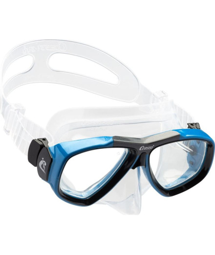 Masque pour Plongée Cressi Focus Unisexe Transparent-Bleu