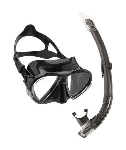 Kit pour Plongée Cressi Matrix + Gamma Unisexe Dark