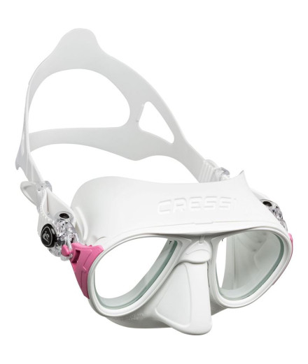 Masque pour Plongée Cressi Calibre Unisexe Blanc-Rose