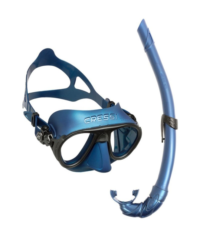 Kit pour Plongée Calibro + Corsica Unisexe Bleu...