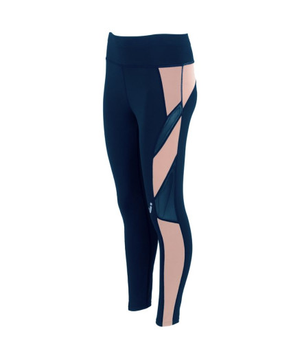 Pantalons Joluvi Mouvement Bleu marine Rose Femme