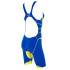 Singe Mosconi triathlon Tri Shar Ef Bleu Royal - Jaune Femme